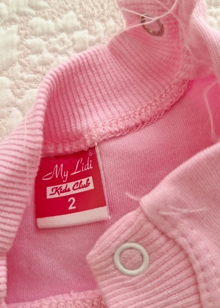 Kız Bebek Pembe Sweatshirt  - Görsel 3