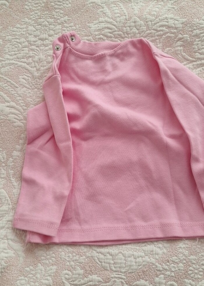 Kız Bebek Pembe Sweatshirt  - Görsel 4