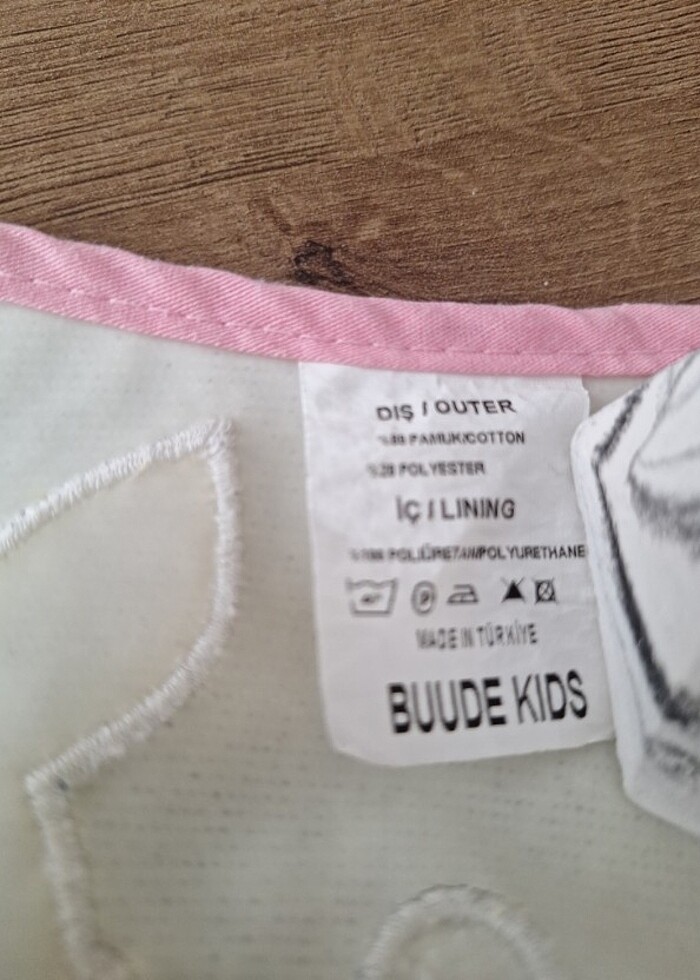 Buude Kids Kız Bebek Mama Önlüğüğü - Görsel 3