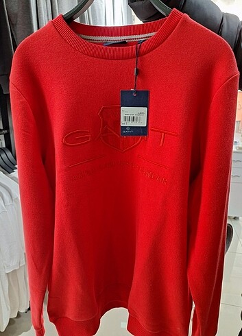 Gant Kırmızı Unixes M Beden Sweatshirt