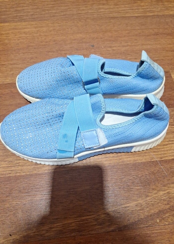 Örgü Kumaş Nefes Alan Kadın Spor Ayakkabı - Görsel 2