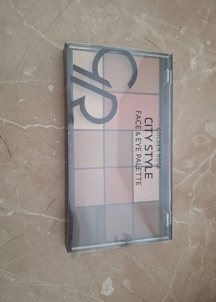 Golden Rose City Style Far Allık Paleti - 01 Warm Nude - Görsel 2