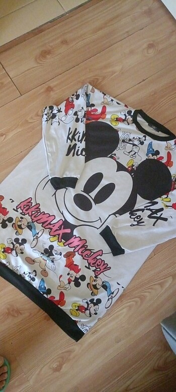 l Beden çeşitli Renk Mickey Mouse tunik