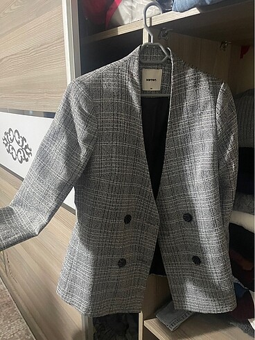 m Beden gri Renk Blazer ceket
