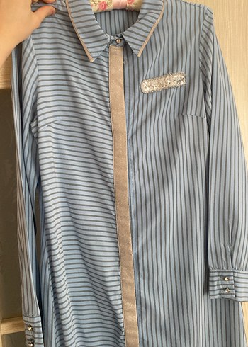 Düğmeli Uzun Kollu Tunik - Görsel 4