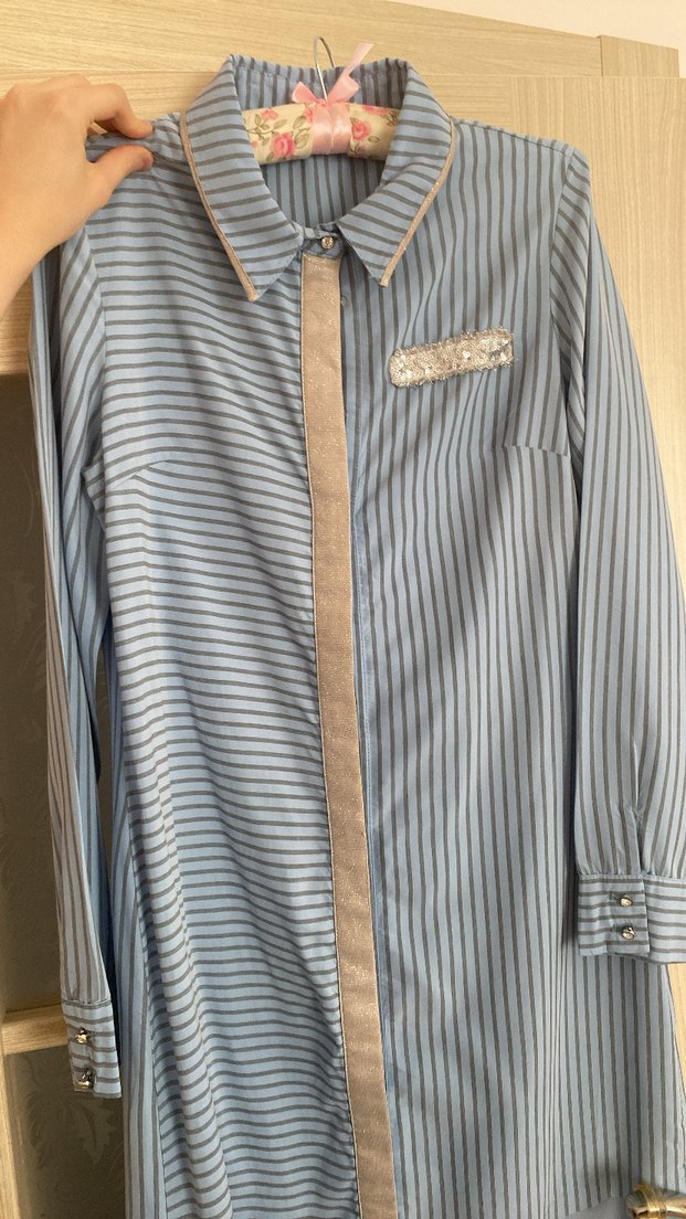 Düğmeli Uzun Kollu Tunik - Görsel 4