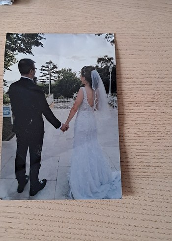 Beyaz Straplez Denizkızı Gelinlik - Görsel 3