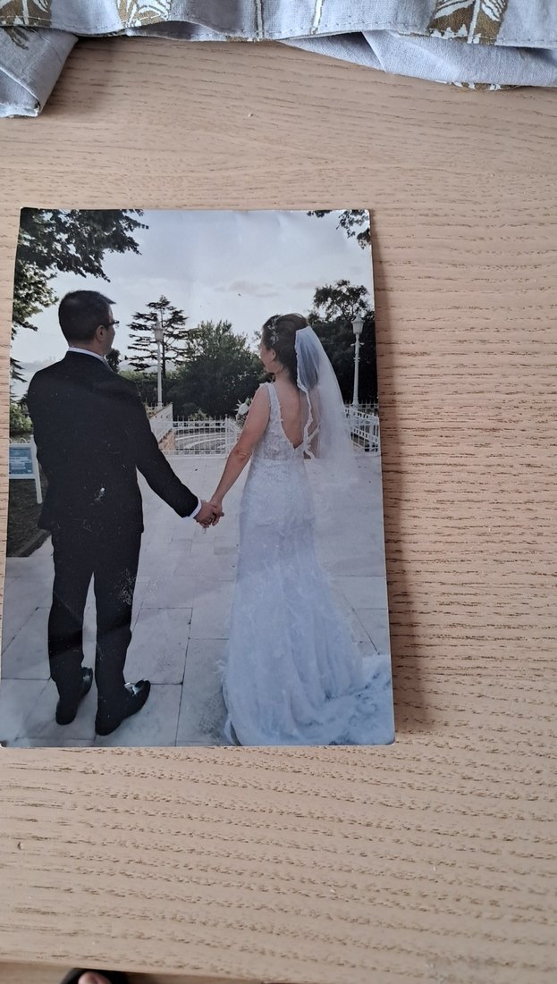 Beyaz Straplez Denizkızı Gelinlik - Görsel 3