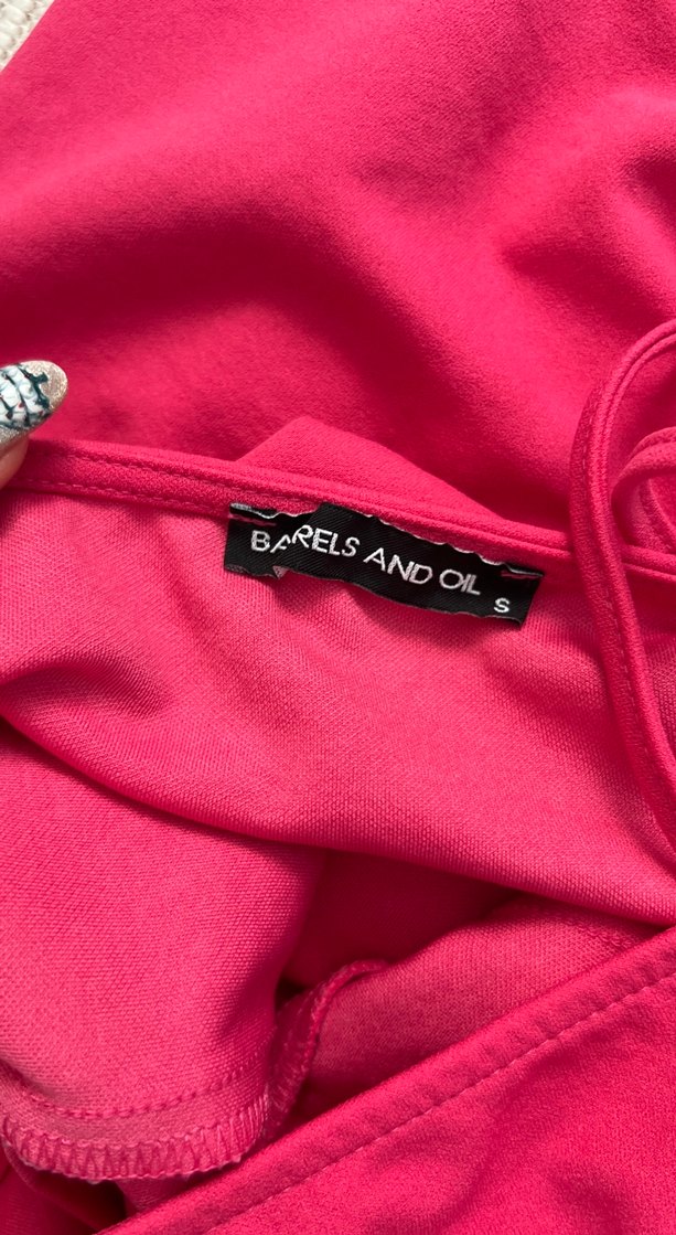 Kırmızı Mini Drapeli Kadın Elbise - Görsel 4