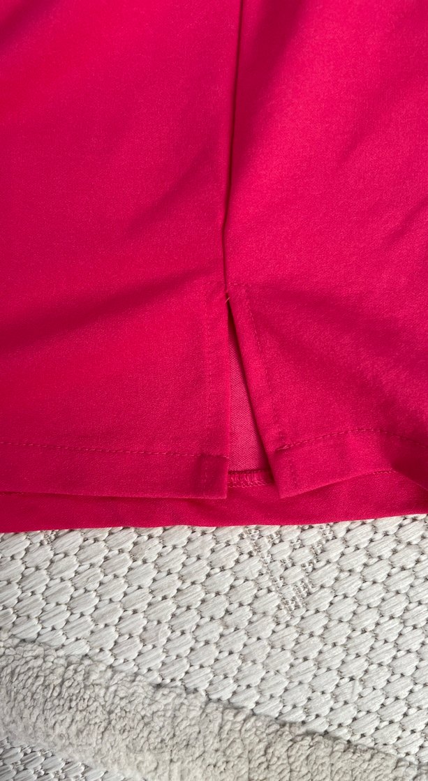 Kırmızı Mini Drapeli Kadın Elbise - Görsel 2