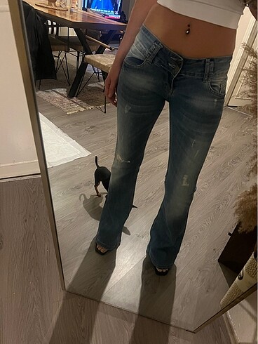 Diğer Düşük bel jeans kot