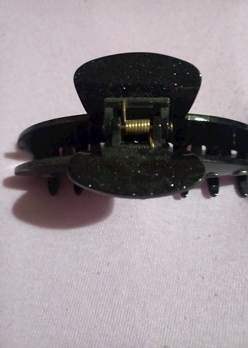 Koyu Siyah Tokalı Gotik Saç Tokası - Görsel 2