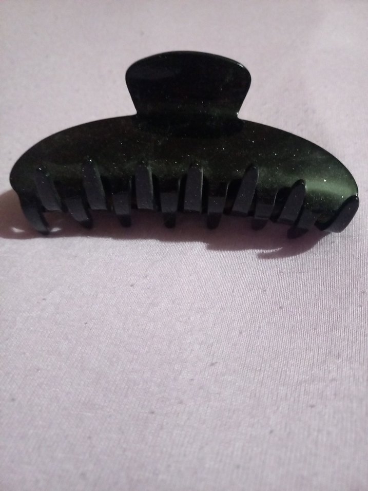 Koyu Siyah Tokalı Gotik Saç Tokası - Görsel 3