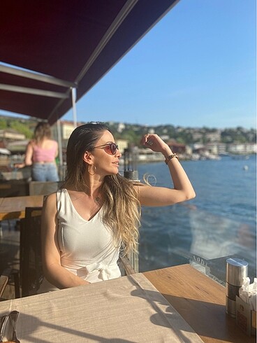 Quzu Beyaz tulum sıfır kol Quzu marka