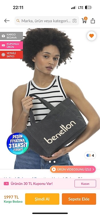 Benetton çanta