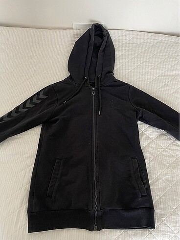 Hummel kapüşonlu fermuarlı sweatshirt