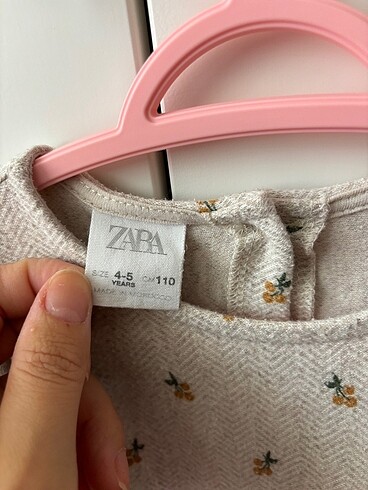 4 Yaş Beden Zara kız çocuk elbise