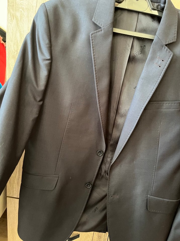 Düğmeli lacivert Erkek Takım Ceketi - Görsel 3