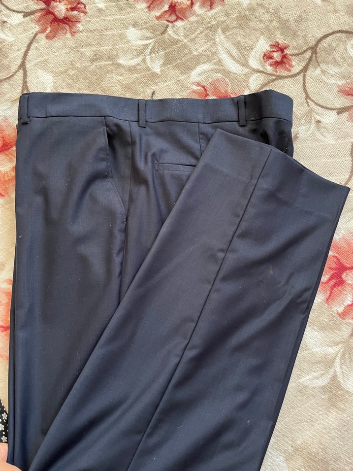 Düğmeli lacivert Erkek Takım Ceketi - Görsel 5