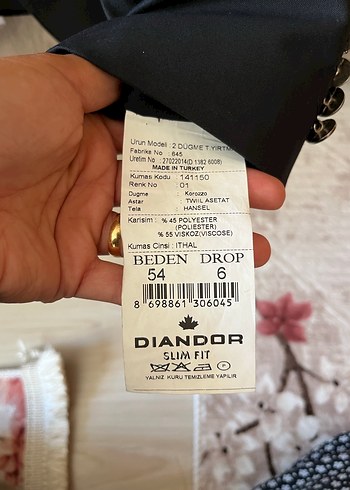 Düğmeli Uzun Kollu Erkek Takım Elbise - Görsel 3