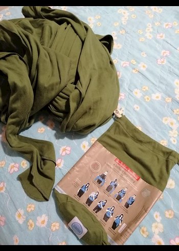 Haki Bebek Slingi - MOBY Wrap - Görsel 2