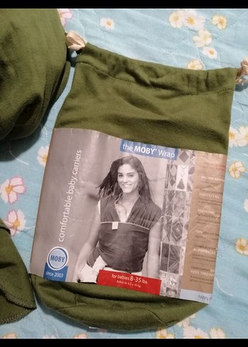 Haki Bebek Slingi - MOBY Wrap - Görsel 5