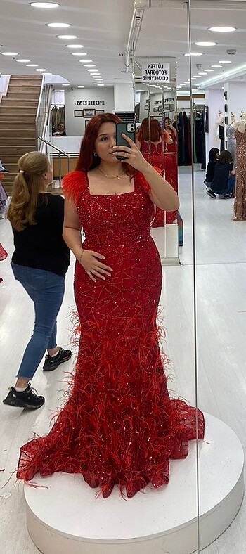 Kırmızı Abiye Kınalık Kına Gecesi - Görsel 2