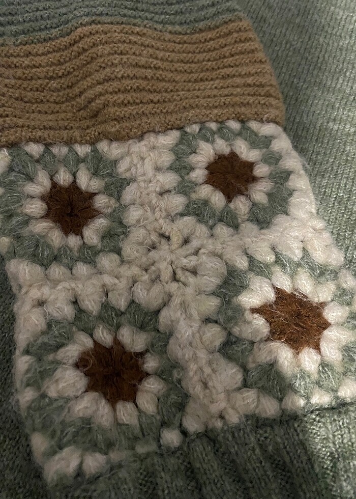 Örgü Desenli Kazak - Görsel 3