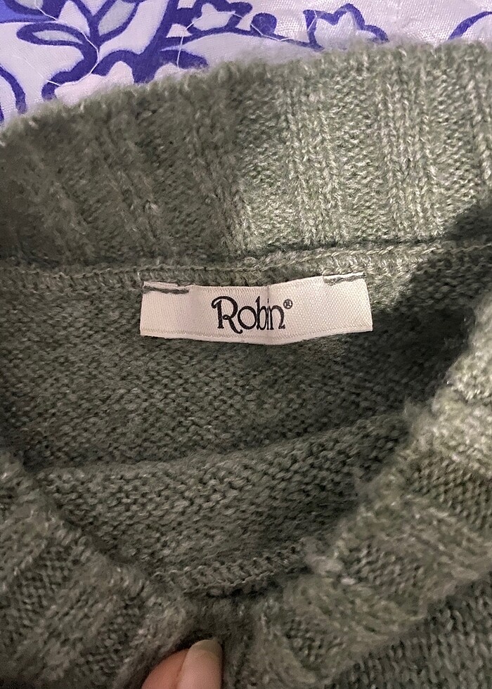 Örgü Desenli Kazak - Görsel 4