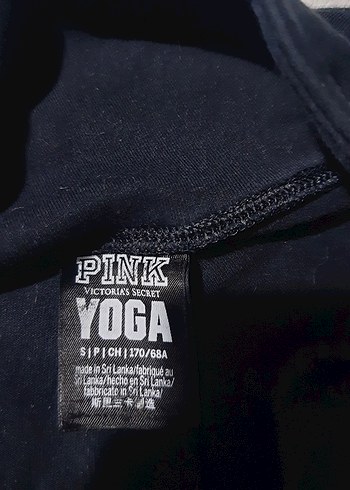 victoria s secret pink siyah tayt - Görsel 3