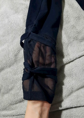 victoria s secret pink siyah tayt - Görsel 2