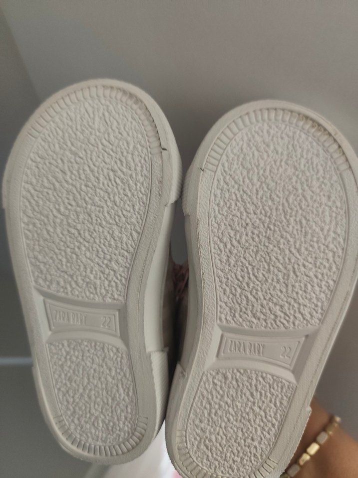 Kız Çocuk Pembe Çizgili Spor Ayakkabı - Görsel 3