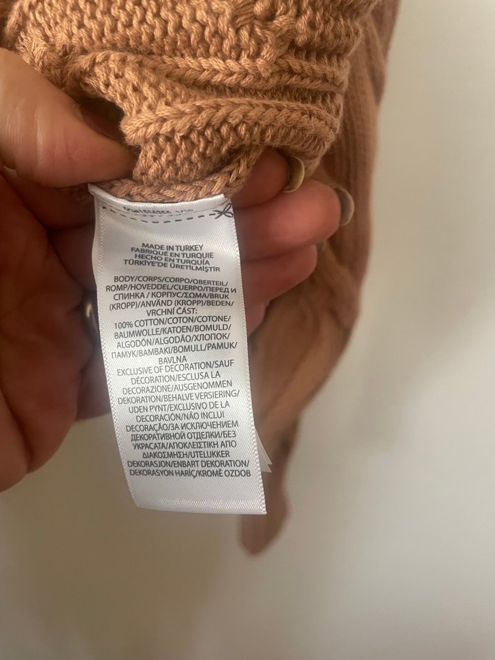 Orjinal Ralph Lauren Yarım Fermuarlı Örgü Kazak - Görsel 4