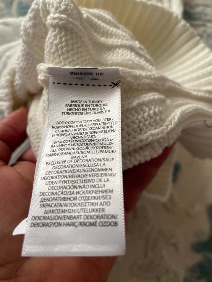 Orijinal Ralph Lauren Yarım Fermuarlı Kazak S - Görsel 5