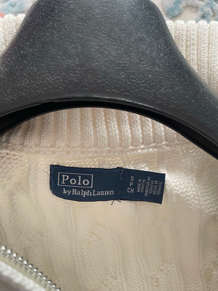 Orijinal Ralph Lauren Yarım Fermuarlı Kazak S - Görsel 3