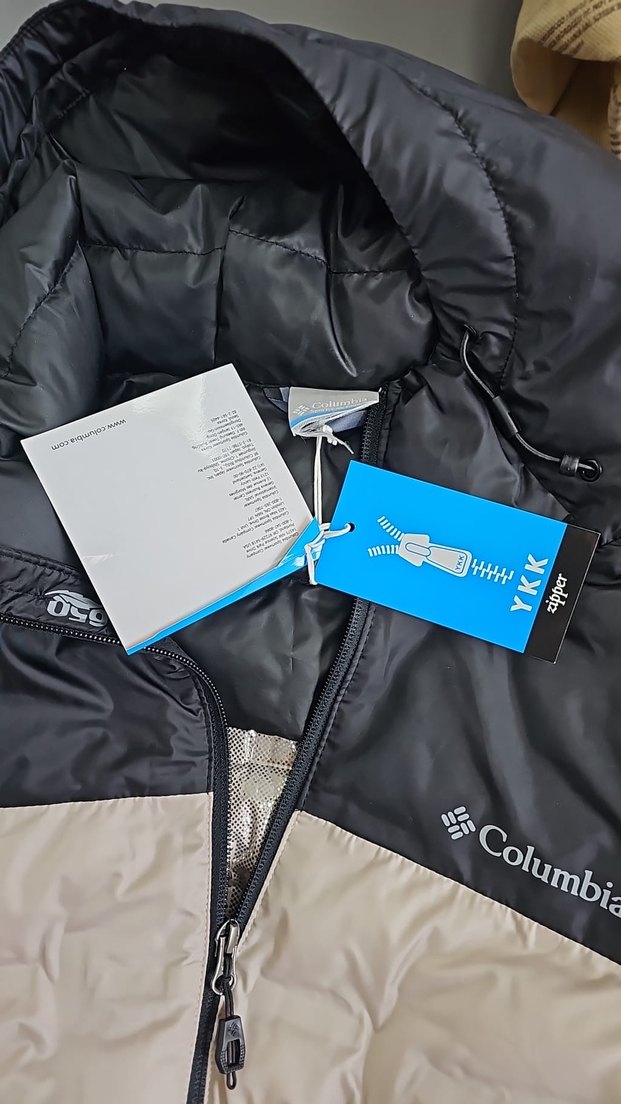Columbia Kapüşonlu Bej-siyah Erkek Mont - Görsel 2