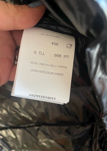 Orjinal Moncler mont 6 numara - Görsel 5