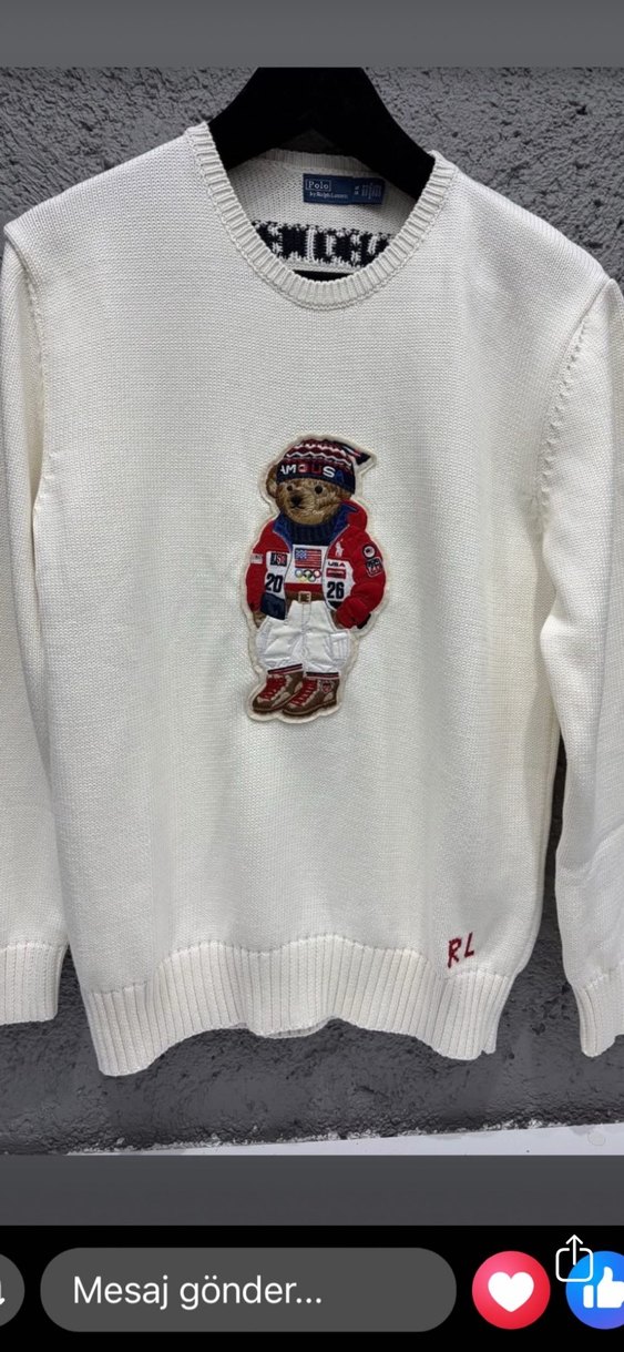 Orjinal Ralph Lauren kazak M - Görsel 2