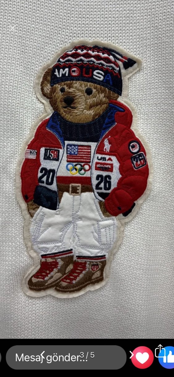 Orjinal Ralph Lauren kazak M - Görsel 3