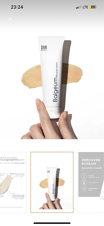Balgeum kapatıcı ton eşitleyici 50 + spf