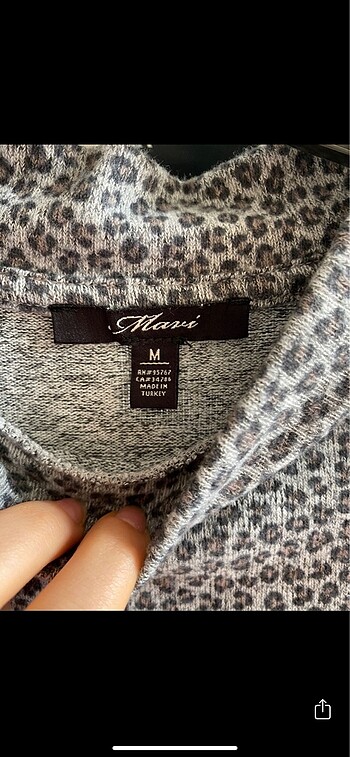 Mavi Jeans Kadın leopar desenli tişört
