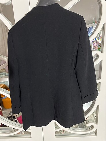 m Beden Kadın siyah blazer ceket