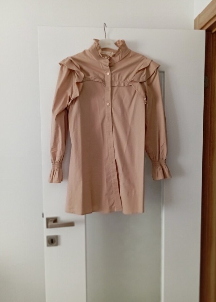 Taba gömlek çok az giyildi yeni - Görsel 2