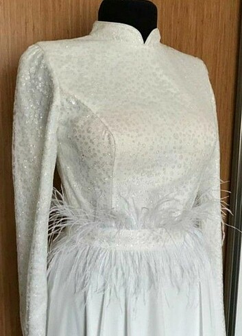 Diğer Beyaz elbise nikah elbisesi mevlit elbisesi