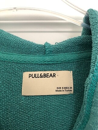s Beden Pull & bear marka kapüşonlu sweatshirt