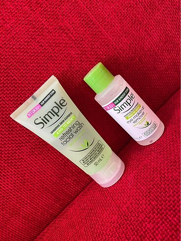 Simple temizleme ürünleri