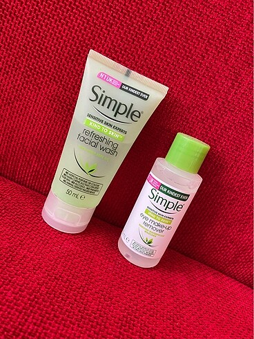  Beden Simple temizleme ürünleri