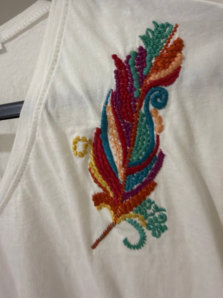 V Yaka Kısa Kollu Tshirt - Görsel 4