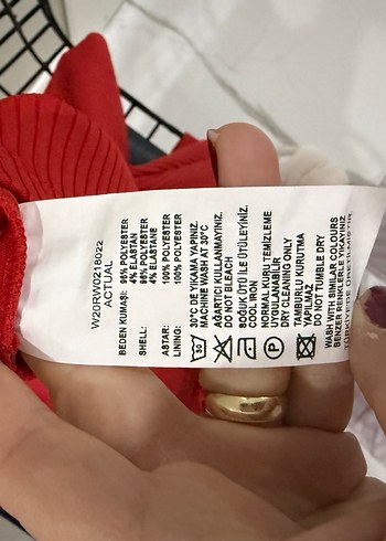 Kırmızı Yarım Balıkçı Yaka Triko Kadın Kazak - Görsel 5