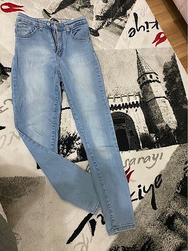Yüksek bel kot pantolon